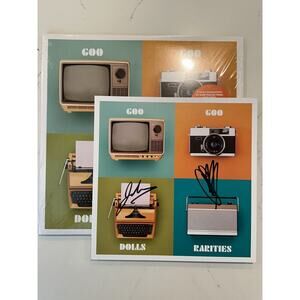 Goo Goo Dolls SIGNED Rarities Vinyl LP With Autographed 10x10 Album Flat #1